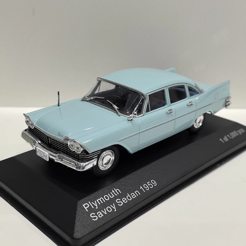 Diecast 1:43 Scale Plymouth 1959 Simulation Alloy Car Model Toy Vehicle Collectible Souvenir