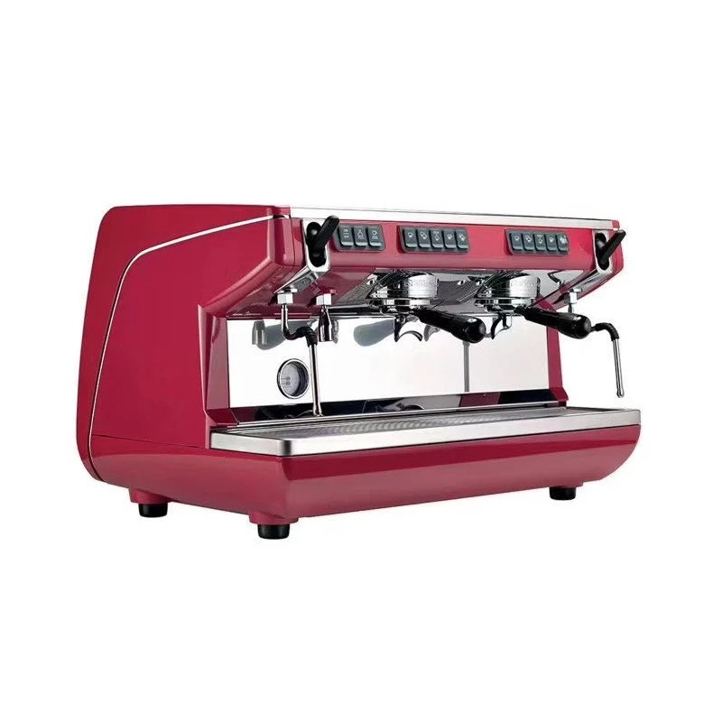 Italian double head semi-automatic coffee machine commercial electronic control high cup version
