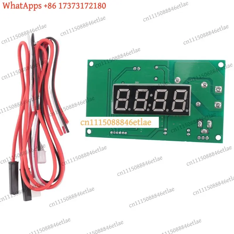 LKB  4-Digit Minute Timer Board for Arcade Game Machines, Coin-Operated Time Control Module with Display
