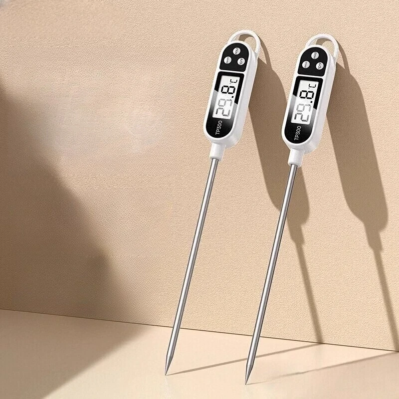 Termómetro de alimentos con sonda electrónica para agua, aceite, leche, medición de temperatura, cocina casera, baño de bebé, hornear