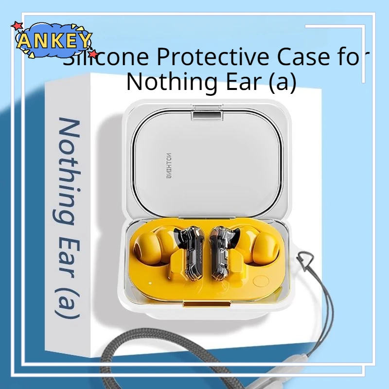 Case for Nothing Ear (a) Protective Cover Anti-fall Soft Silicone Wireless Bluetooth Earbuds Carrying