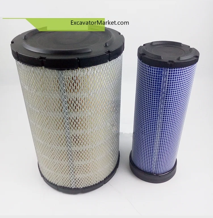 For Excavator accessories Kobelco SK200-6 200-6E Excavator Air Filter Element air filter