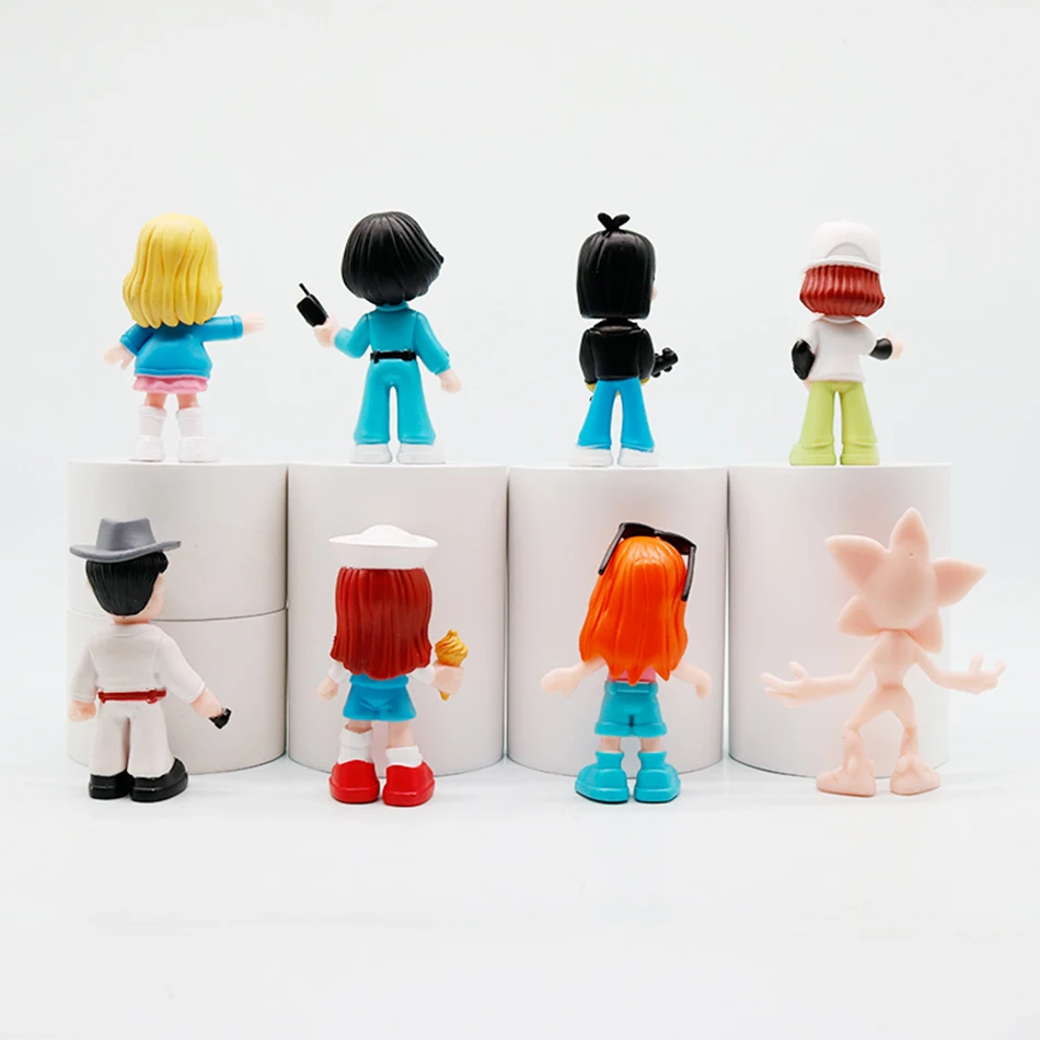 8 قطعة/المجموعة Q نسخة أحد عشر سوف نانسي ستيف الشكل ديموجورجون D'artagnan عمل الشكل الفيلم نموذج لعب الاطفال هدية #3