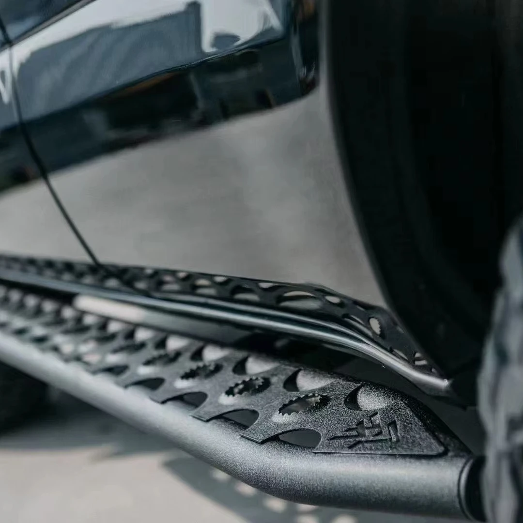 GX460 heavy-duty  side tubular pedal flat pedal carbon steel off-road