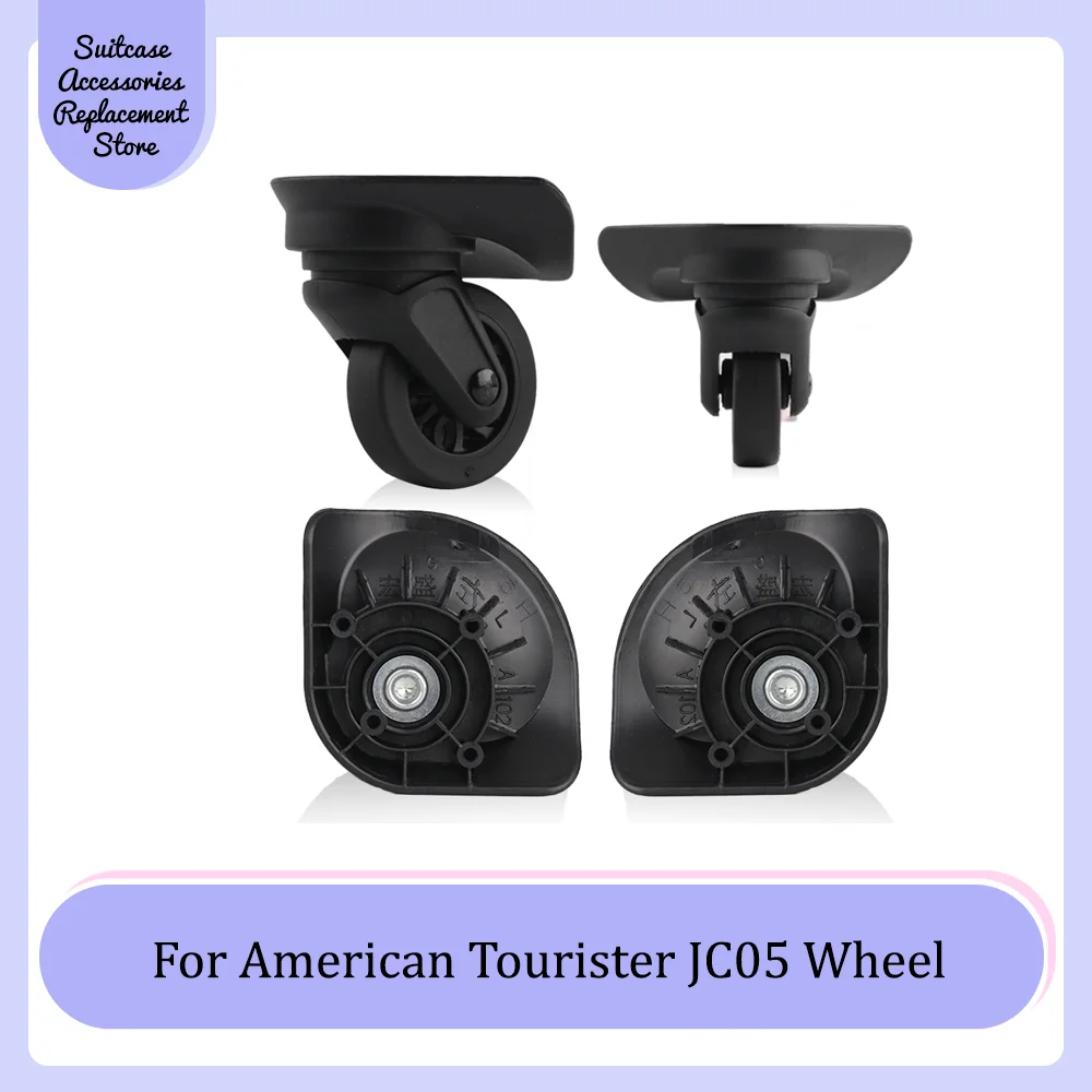 

For American Tourister JC05 Universal Wheel Replacement Suitcase Smooth Silent Shock Absorbing Durable Wheel Accessories Wheels