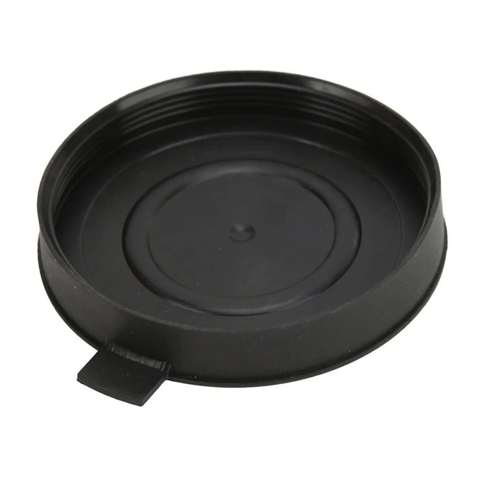 Car Headlight Cap Headlamp Dust Cap Black Plastic Material Easy Installation High Reliability As Picture Shown