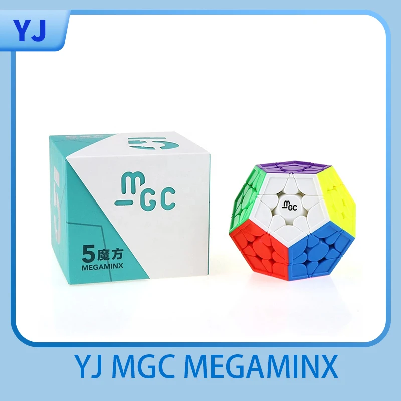 YJ MGC Megaminx 3X3 Magnetic Magic Speed Cube Stickerless Professional Fidget Toys Yongjun MGC Megamind Cubo Magico Puzzle