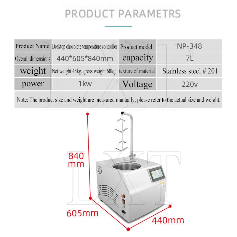 Simple Operation Intelligent Temperature Control High Quality For Commercial Use Tempering Chocolate Machine