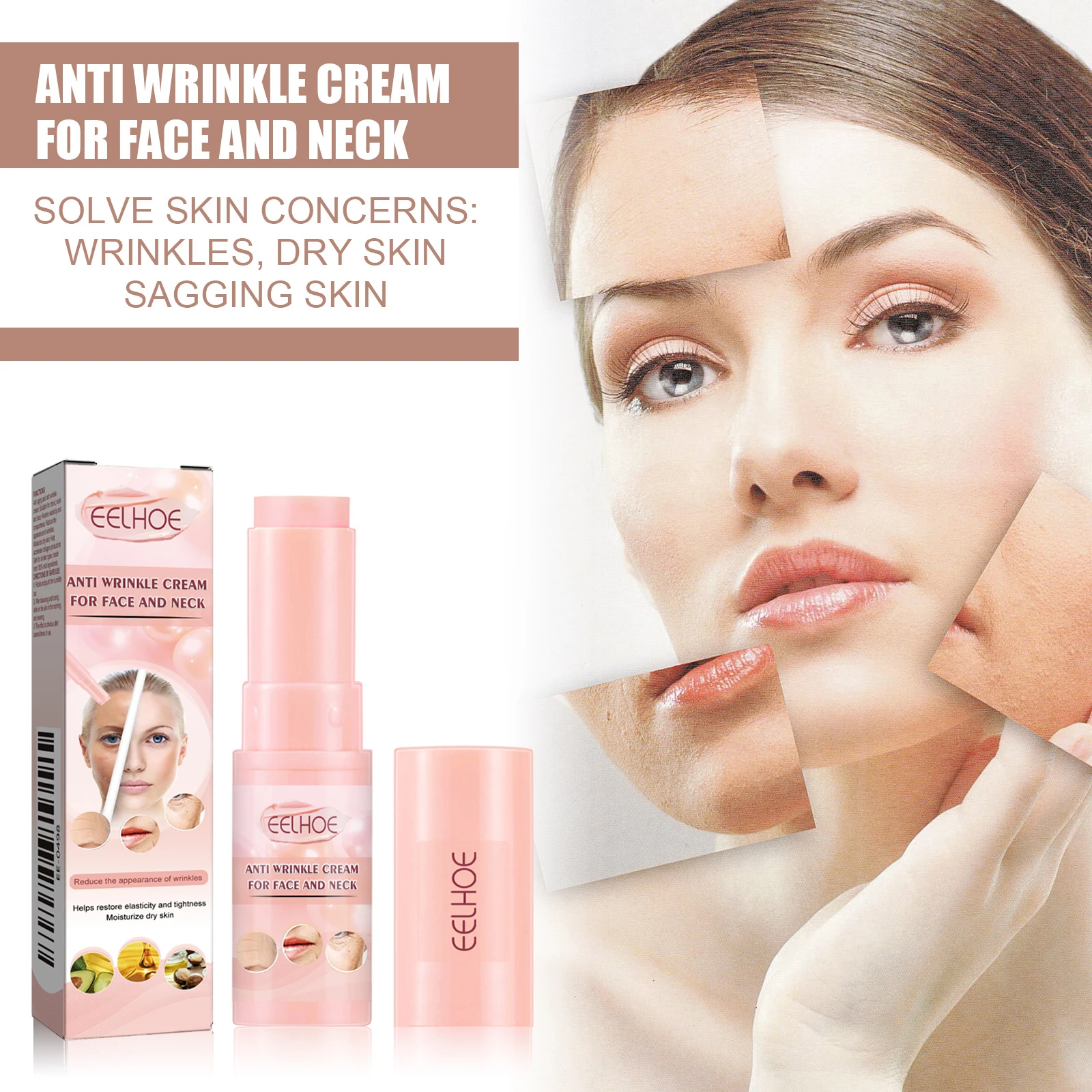 

Collagen Multi Balm Stick Wrinkle Removal Multi Bounce Moisturizing Anti-aging Cream Balm Brighten Cosmetics Multi Balm