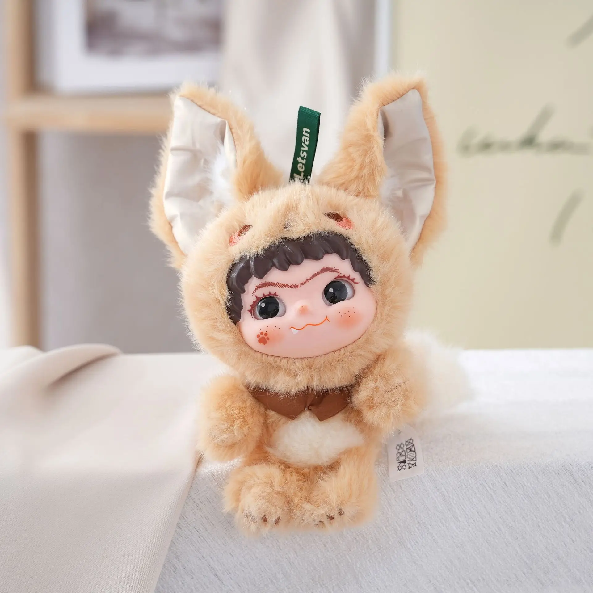 

2025 Hot wakuku Plush doll keychain small pendant toy popular internet celebrity wakuku blind box toy trendy play small doll