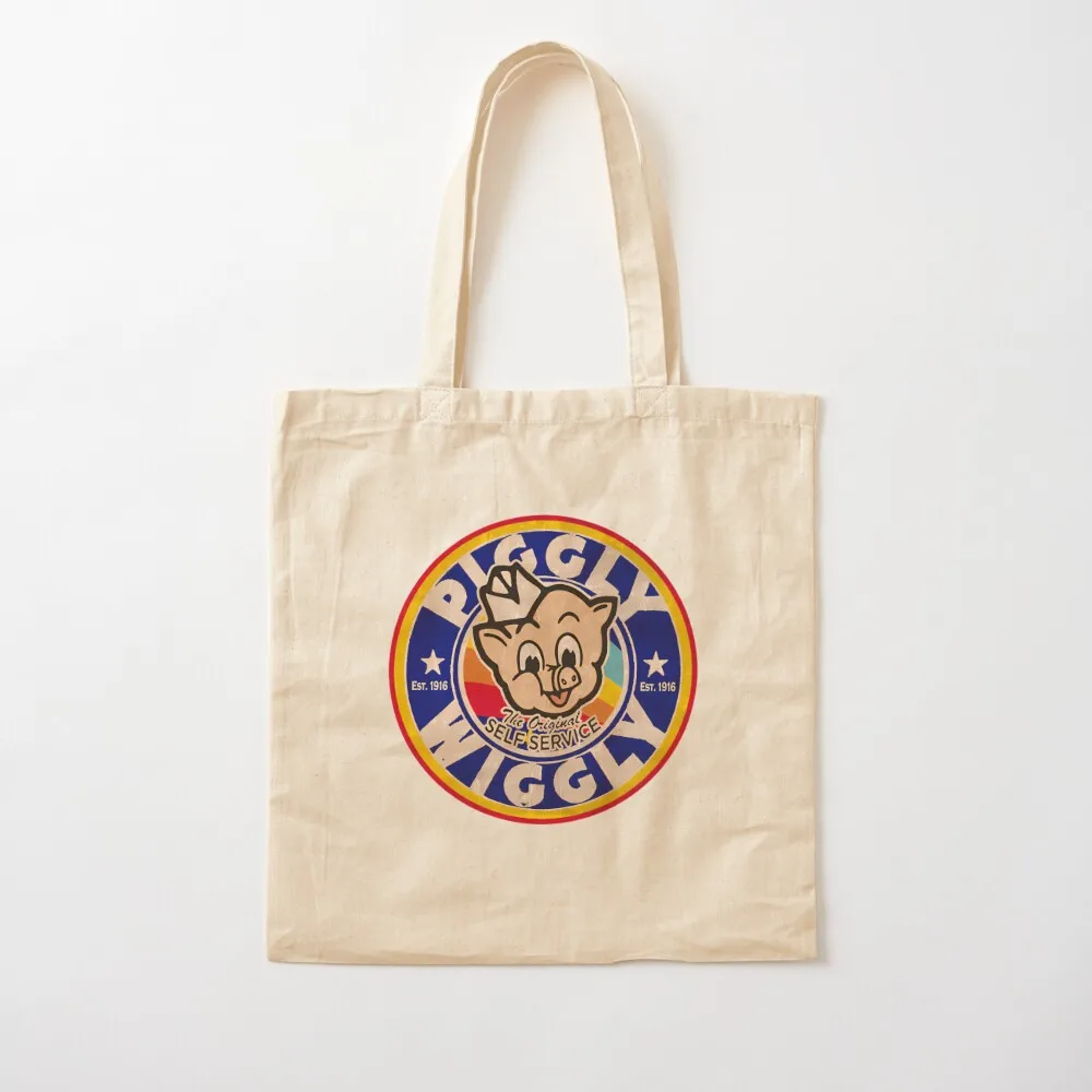 Retro Piggly Wiggly 1916 Tote Bag Women's shopping bag shopping bags foldable