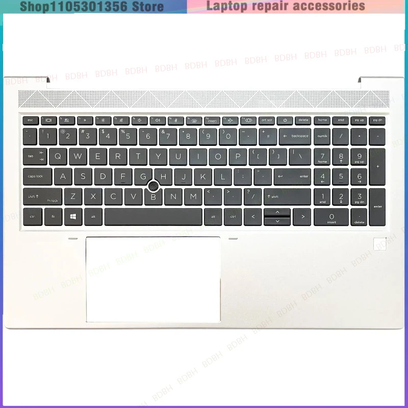 Original US Backlight Keyboard for HP EliteBook 850 G7 G8 Zbook Firefly 15 G7 G8 New Laptop Palmrest Cover Upper Case M07492-001
