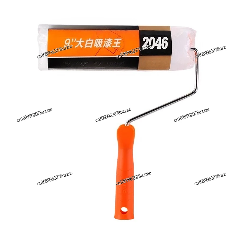 فرشاة دوارة للطلاء الداخلي والخارجي من اللاتكس، ملمس ذاتي العلامات، فرشاة طلاء دوارة رقيقة وموحدة #5