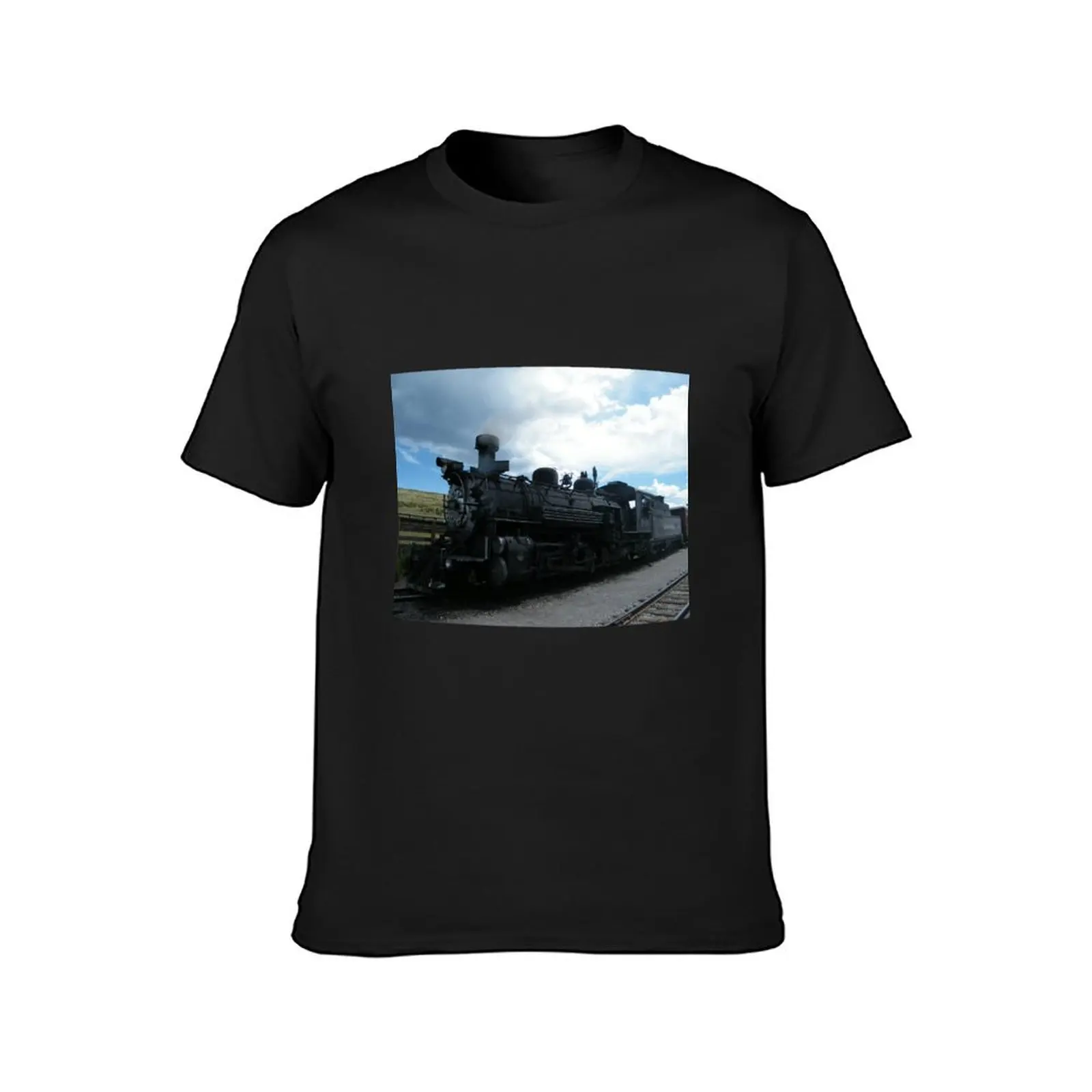 Classic Locomotive, Cumbres Toltec Narrow-Gauge Railroad, New Mexico T-Shirt summer clothes cute tops plus sizes Men's clothing