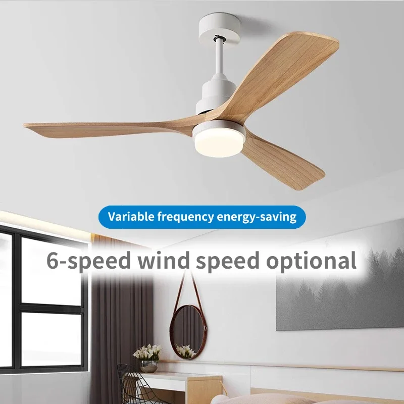 

Nordic Restaurant Fan Light 2024 New High Wind Ceiling Fan Light Household Living Room Integrated Electric Fan Ceiling Light