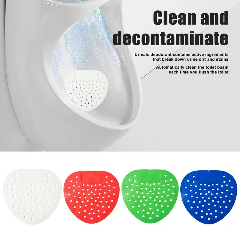 10Pcs Fragrance Anti-microbial Deodorizer Men Urinal Deodorant Urine Pool Aroma Pad Eco Friendly Filter Urinal Mat