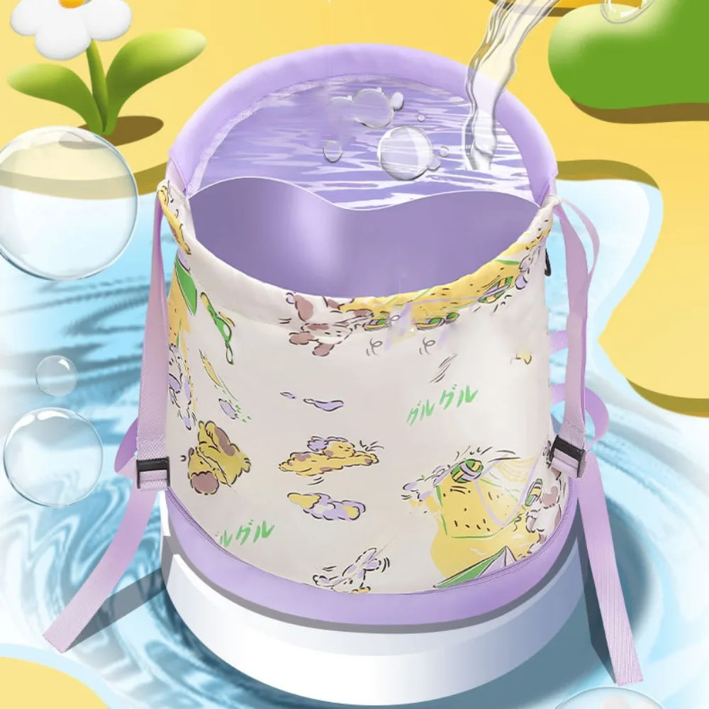 Waterproof Children's Swimming Bag Dry Wet Separation Shoe Compartment Beach Bag Cartoon Beam Mouth Swimm Storage Bag