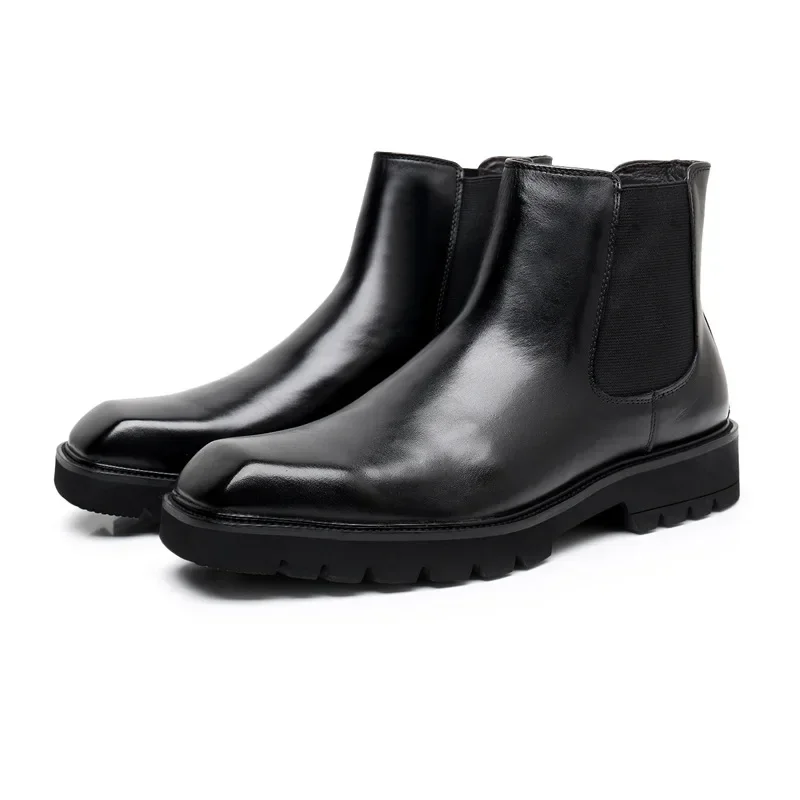 Elegant Mens Genuine Leather B - Men Fashion Elegant บทวิจารณ์และราคา