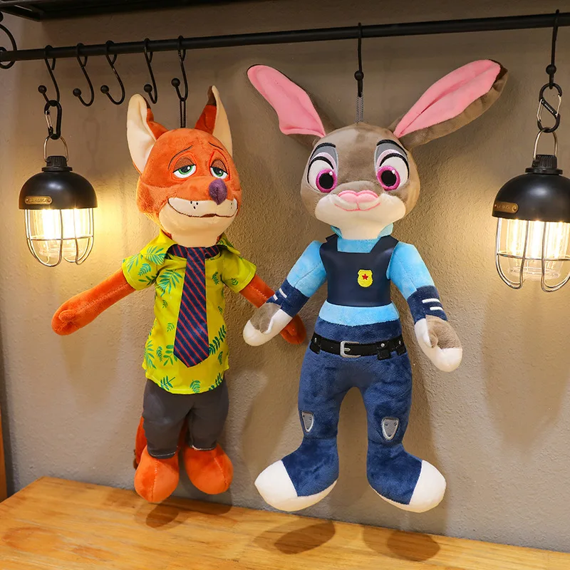 

Disney Zootopia Nick & Judy Plush Toys Inspired Stuffed Animals For Kids Girls (Nick Wilde Judy Hopps)