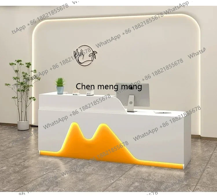 

New arriveClothes Reception Desk Commercial Beautician Office Business Register Hotel Home Counter Furniture Counters Beauty Sal