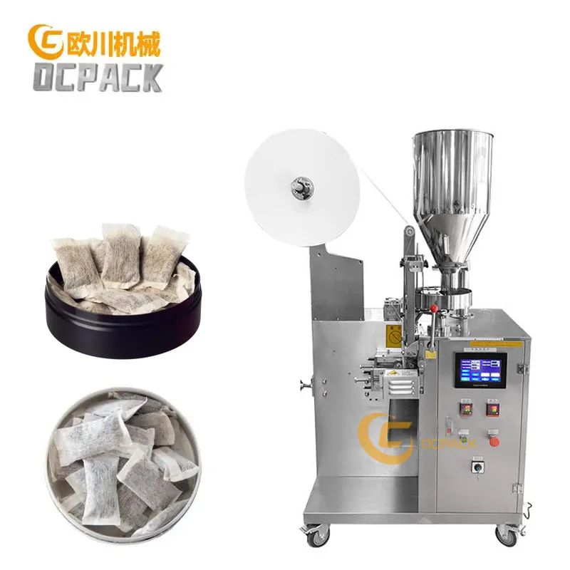 Automatic Chewing Snus Powder Filter Filling Packing Machine