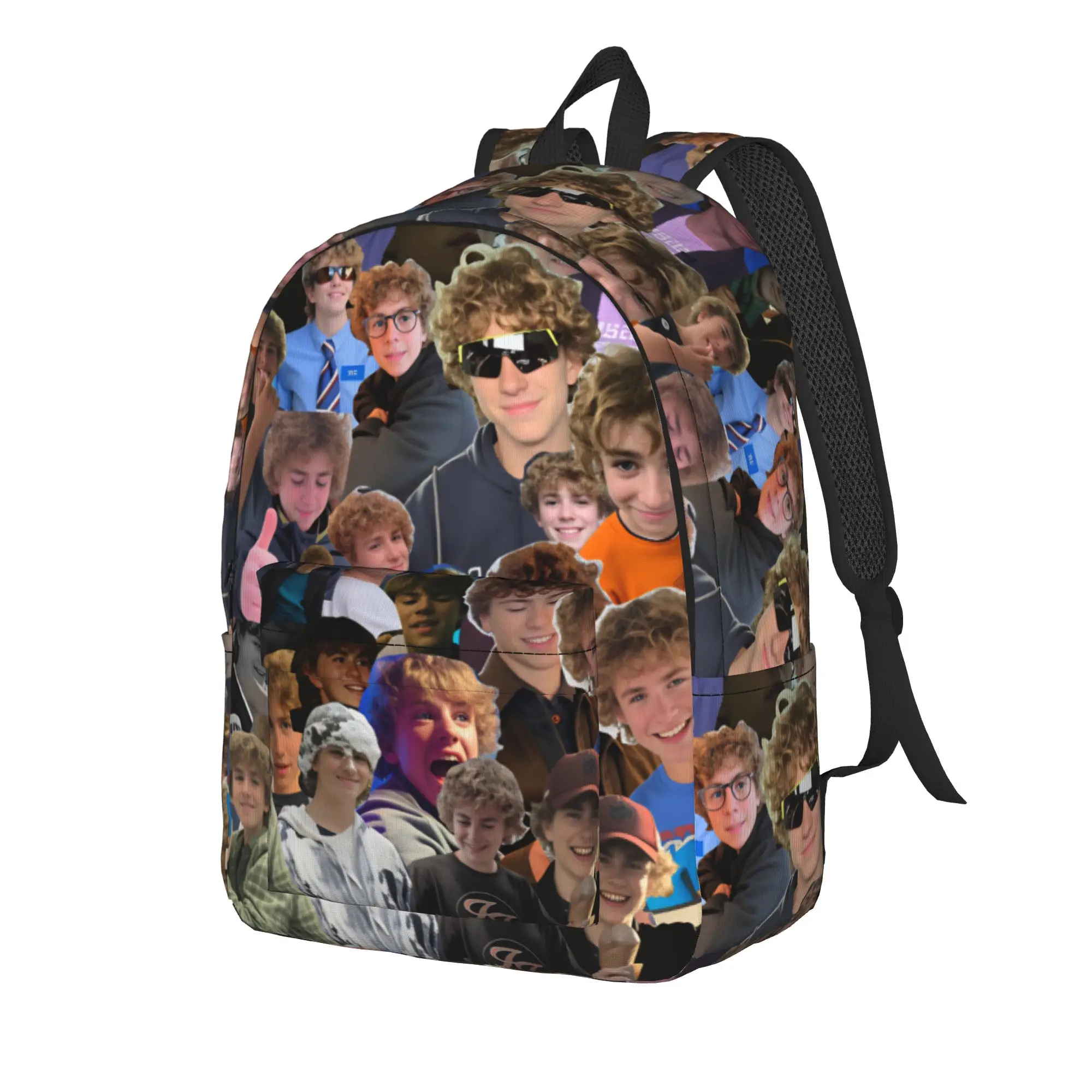Walker Scobell Cool Retro Rock Poster 70s 80s 90s Backpack  Aesthetic Backpacks Men Camping Big School Bags Rucksack