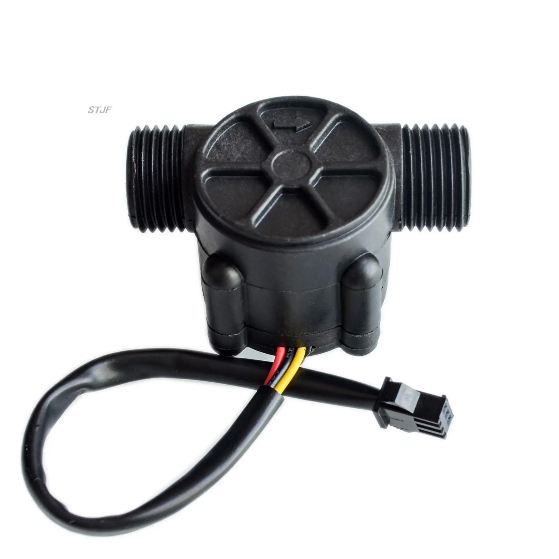 12V Water Flow Sensor DC 5-18V Flowmeter Hall Flow Sensor Water Control Liquid Flow Sensor Switch 1-30L/min 2.0MPa YF-S201