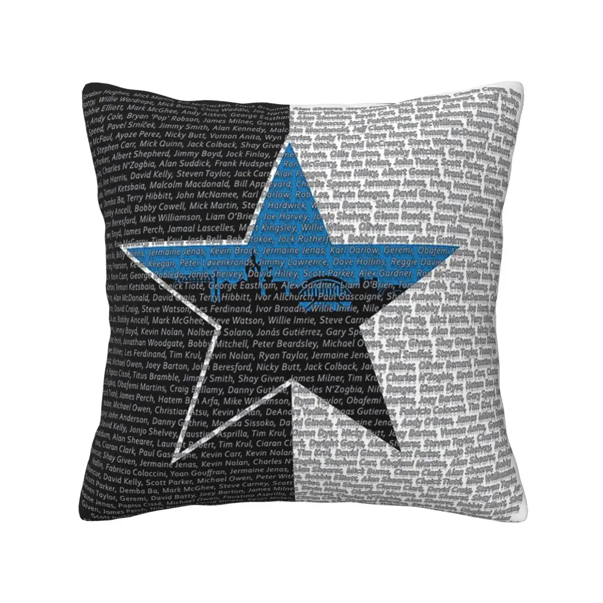 New 2023 Every NUFC Player EVER Square Pillowcase Pillow Cover Cushion Decor Comfort Throw Pillow for Home Bedroom
