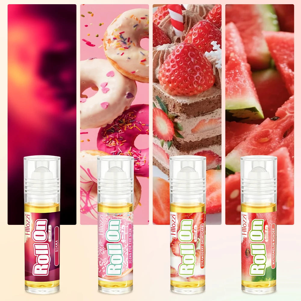 Roll-on oils in various scents, for nail care, fresh scents, and body care.