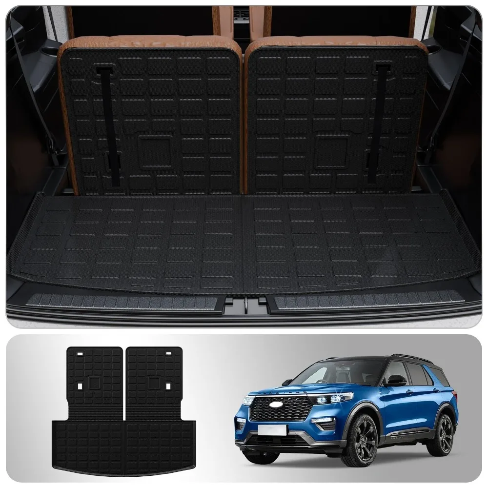 

Cargo Mat For 2020-2025 Ford Explorer Trunk Mat TPE Cargo Liner 2024 Explorer United States