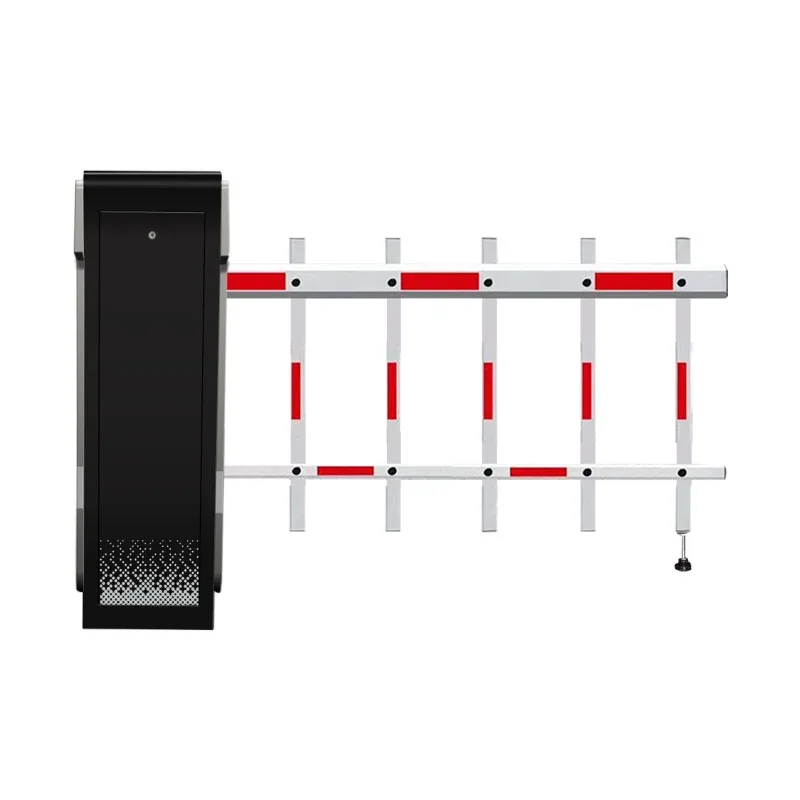 Automatic traffic folding boom guardrail gate for underground vehicle parking management boom guardrail system