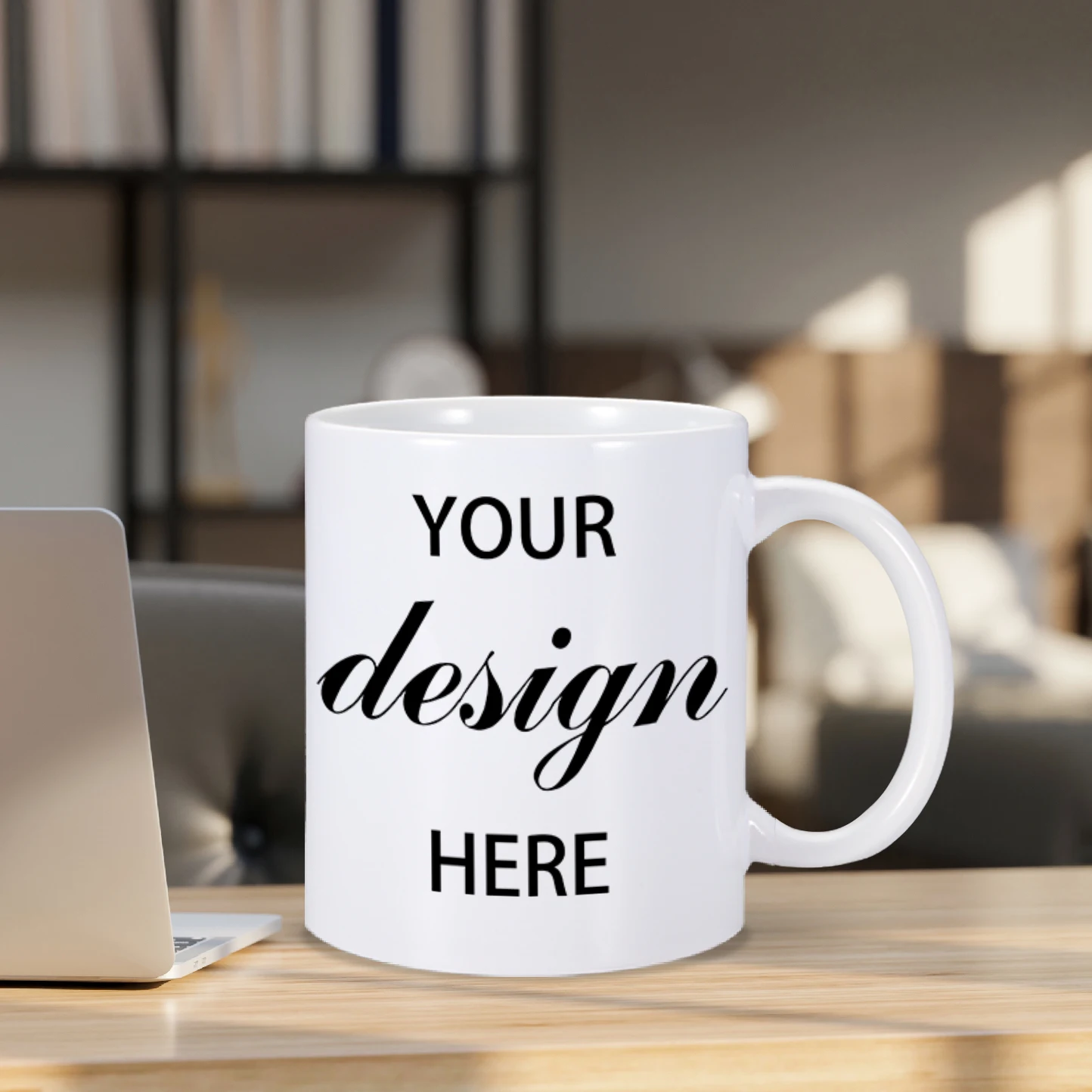 Custom Your Text Image Logo Mug Office Coffee Cups 11 oz Funny Ceramic Tea Water Mugs Novelty Drinkware for Coworker Women Men