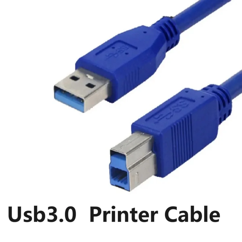 

5M 3M 1.5M 1M 0.3M Usb3.0 Kabel Printer Cable A Male B Male Printer HDD-BOX CD-ROM Usb 3.0 Data Cetak Kabel printing line