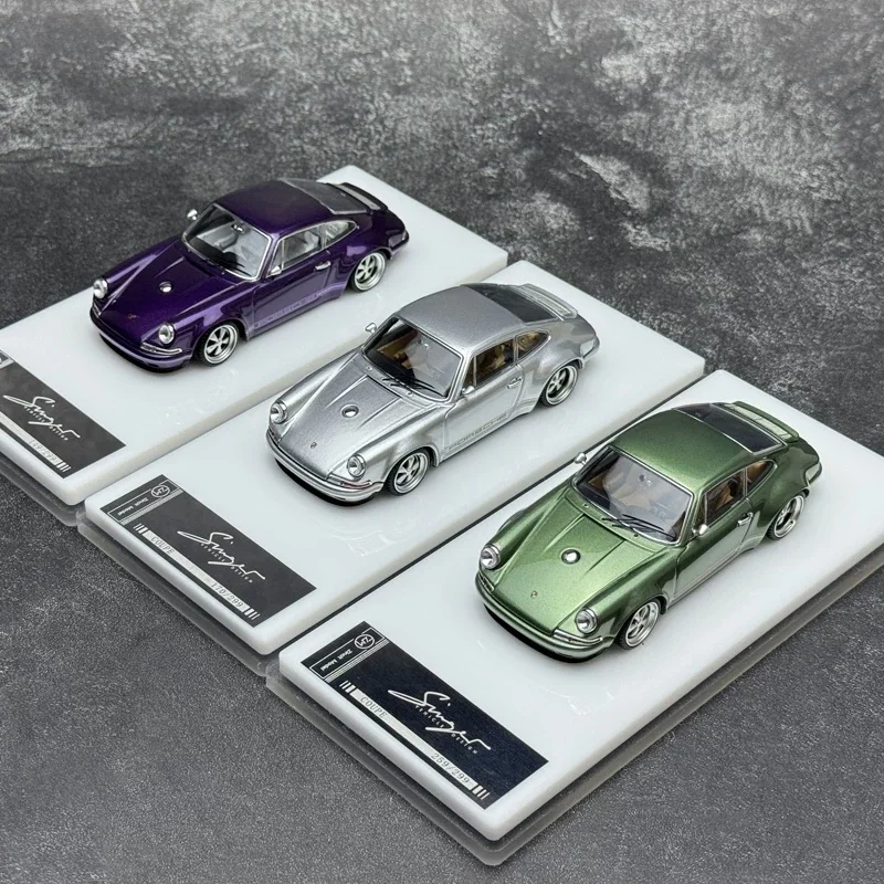 Zincit Model ZM 1:43 Porsche 911 Singer Coupe Alloy Diecast Model Car Collectible