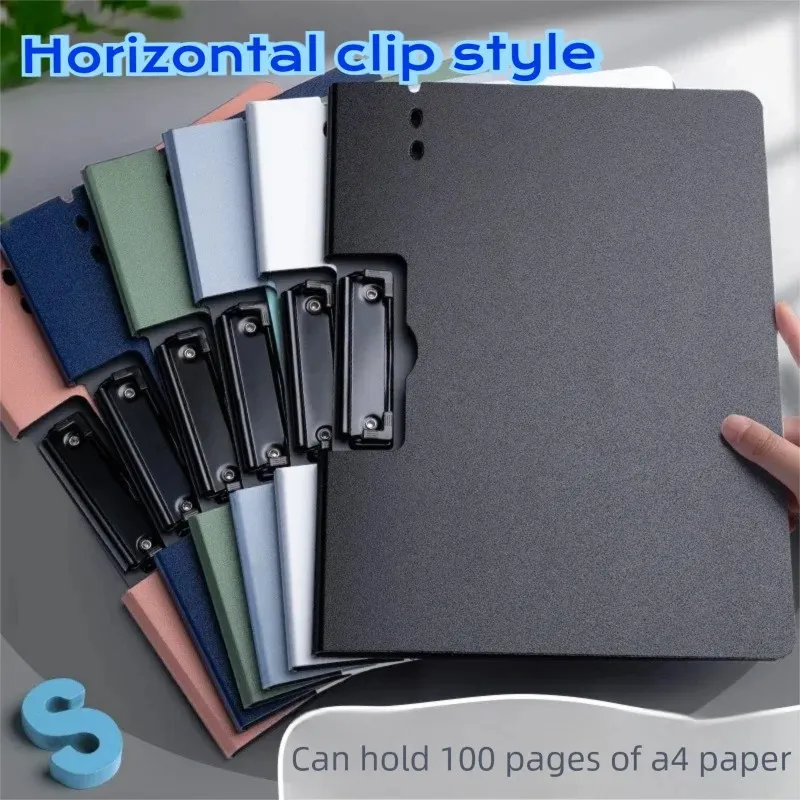 

A4 Document Folders File Organization Document with Clipboard with Cover Folders for Documents for Business & School WJJ04