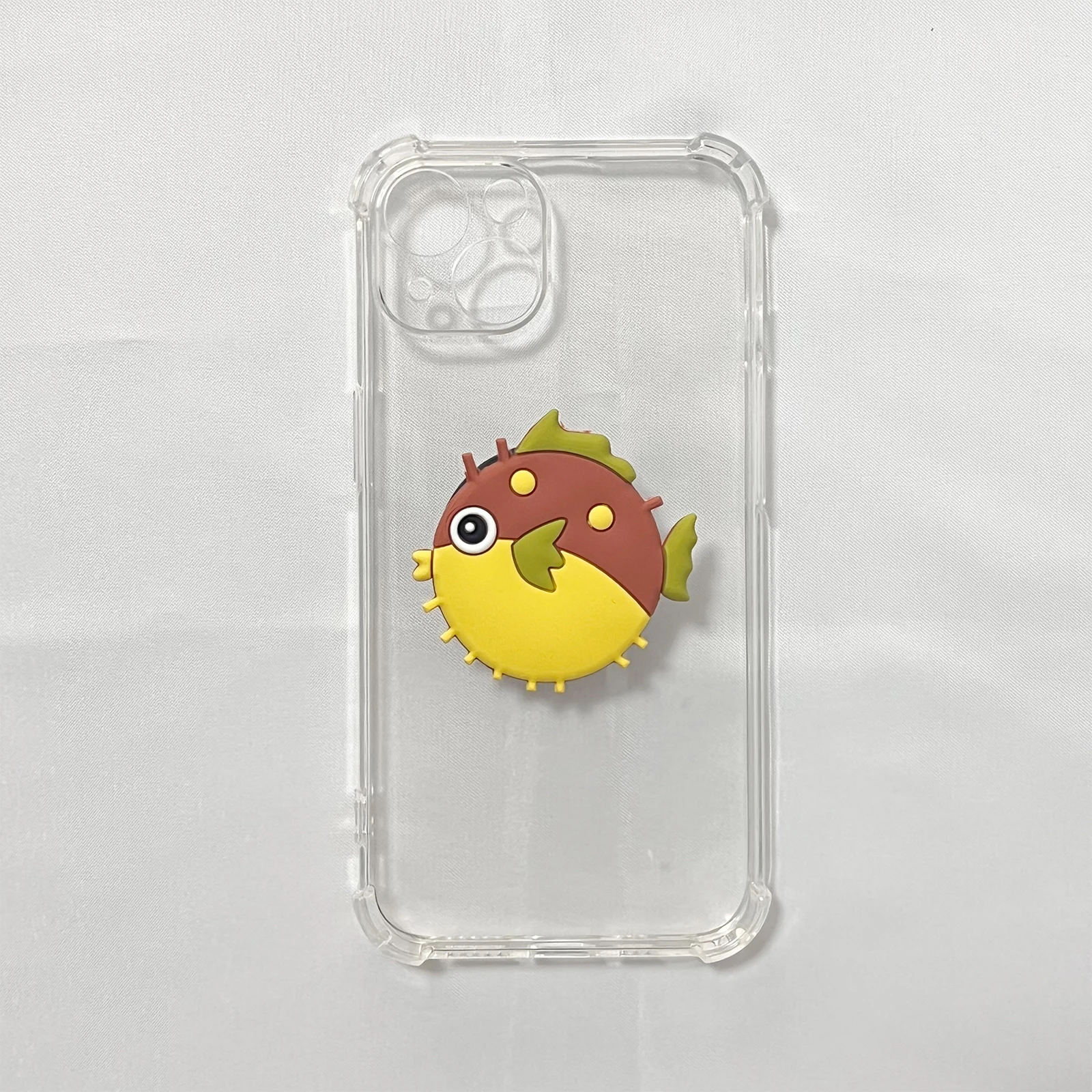 لينة لطيف الحيوان السمين الأسماك حامل الهاتف المحمول Griptok حامل هاتف حامل دعم آيفون 17 آيفون 16 برو ماكس سامسونج #6