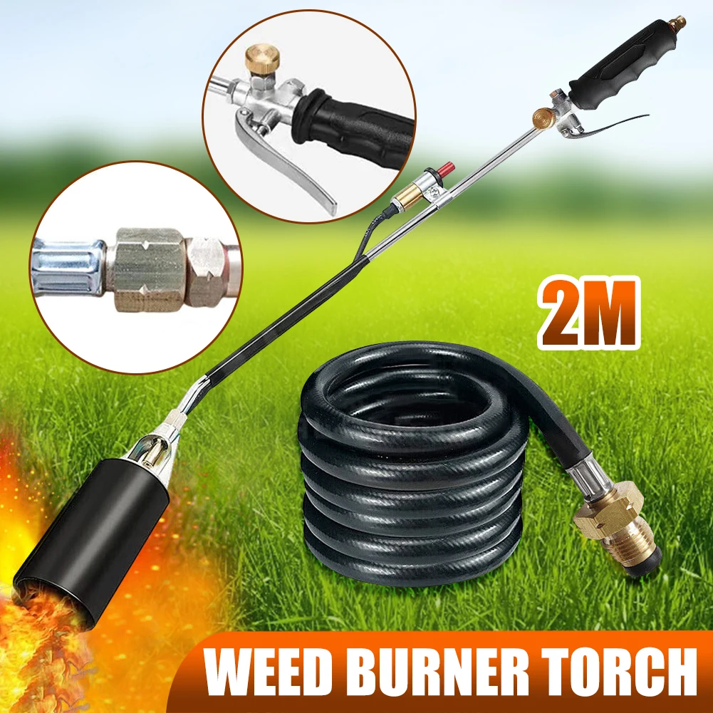 

Weed Burner Kits Shrub Grass Killer Propane Gas Torch Garden Connection Propane Tank Weed Burner Torch Hose Adapter