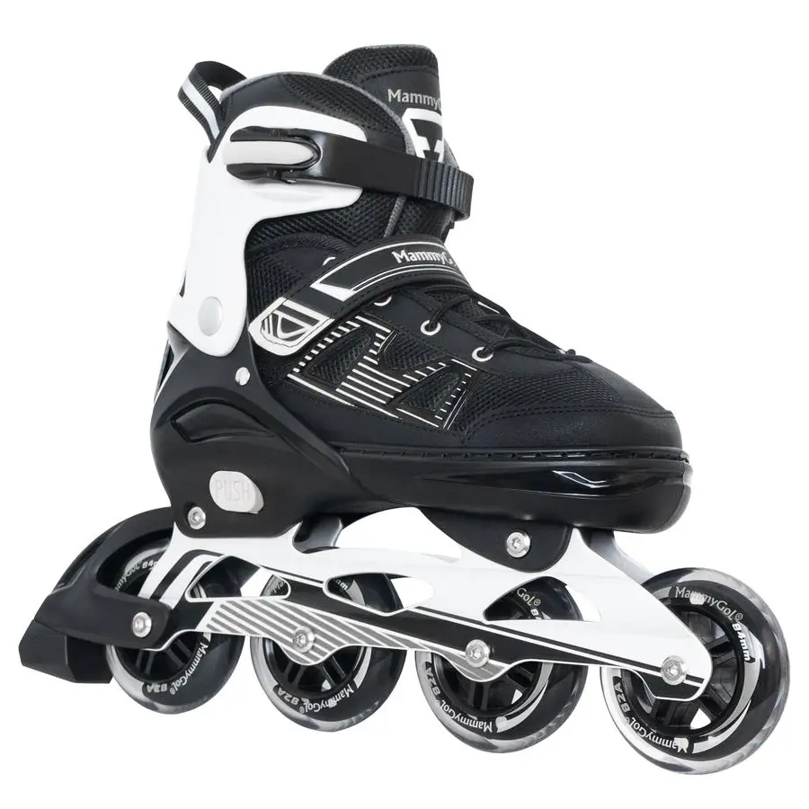 

Adult Inline Skates for Men Women, Blades Roller with Carbon Steel Bearings, TPR Brake, 3D Mesh, EVA Lining, PVC Upper Adjustabl