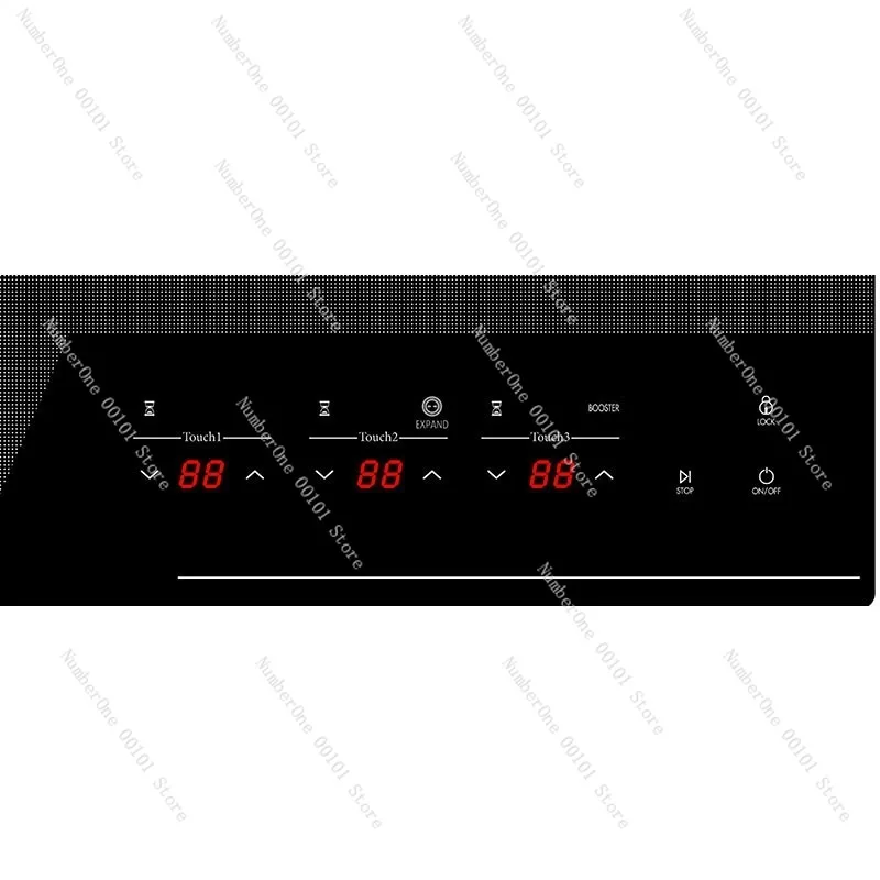 Four électrique hybride électromagnétique et électro-céramique, four électrique intégré à double tension pour usage industriel