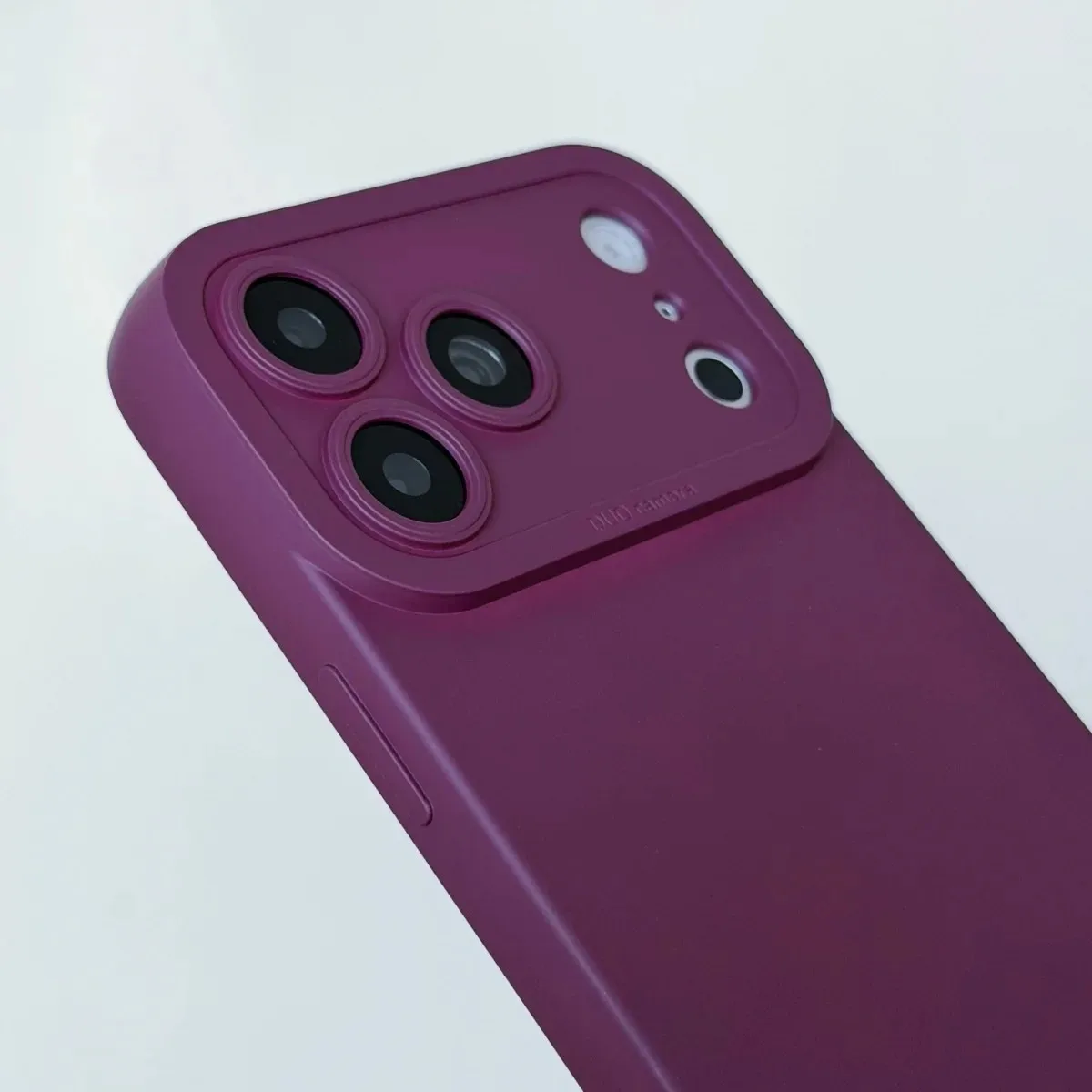 Angel Eyes Solid Color Liquid Silicone Soft Phone Case For iPhone 18 17 Air 16 15 14 13 Pro Max Plus Silky-Feel Shockproof Cover