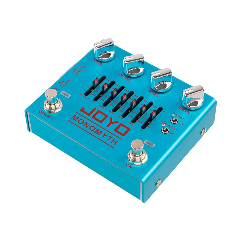 JOYO R-26 Monomyth Bass Preamp Elektrisches Effektpedal 6-Band Grafik EQ Control Echter Verstärker Tonsimulation Basspedal