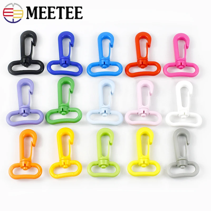 10-30Pcs Bag Plastic Buckle for Strap Swivel Lobster Clasp Dog Collar Webbing Trigger Clip Snap Hook DIY Backpack Accessories