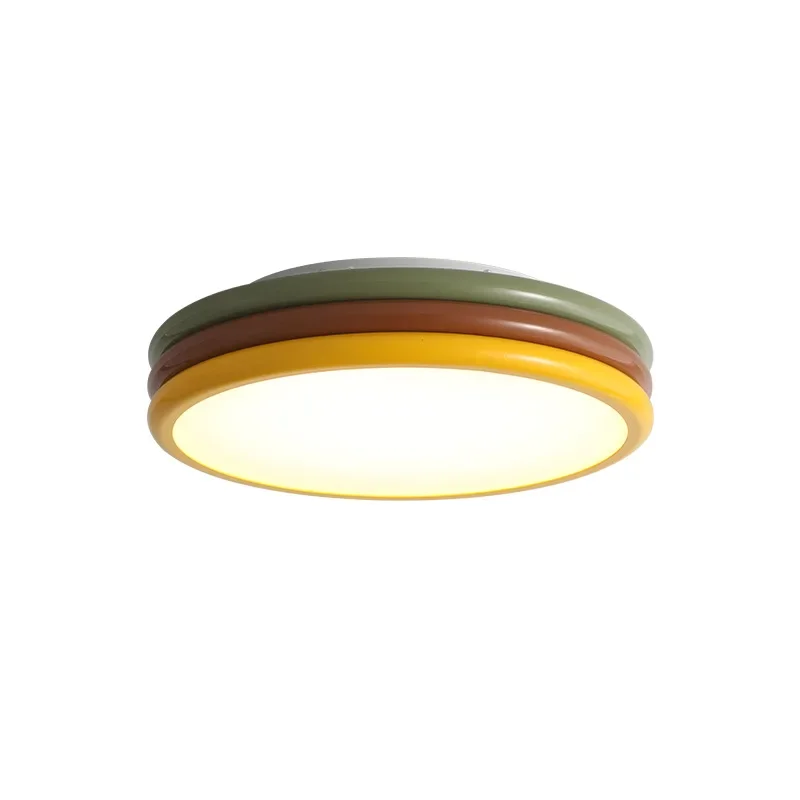 

Bedroom ceiling light eye protection study macaron color full spectrum room led light