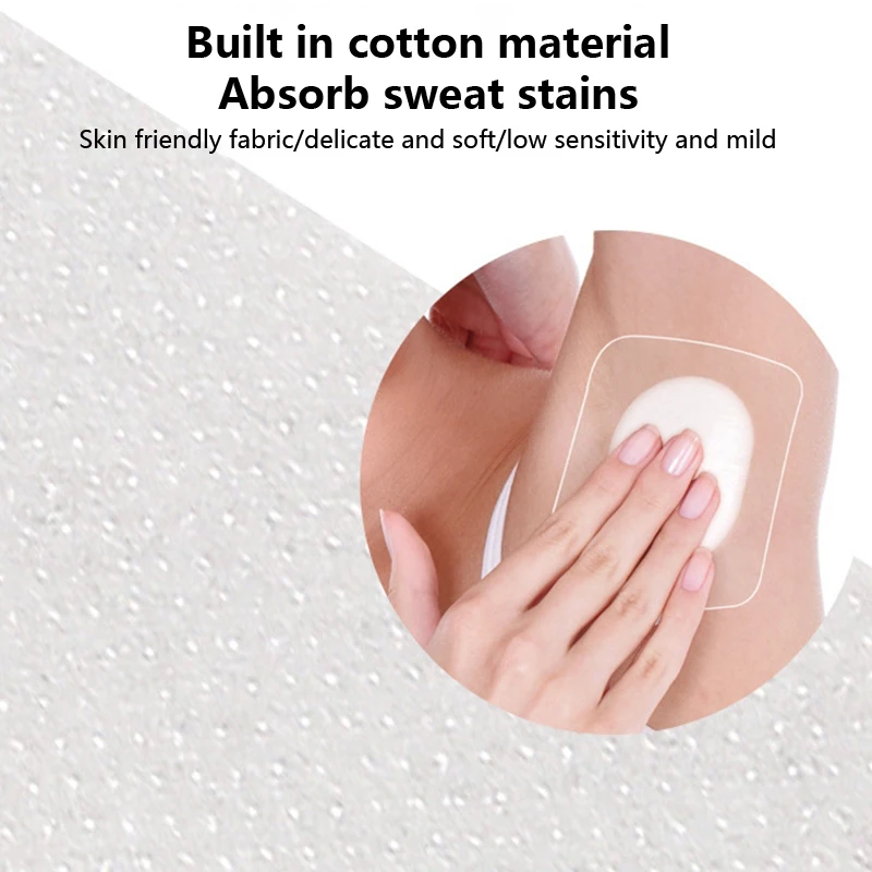 Thin Summer Sweat Stop Patch Under Armpits With Built-in Absorbent Cotton Pad Invisible Traceless Transparent Sweat Stop Patch..