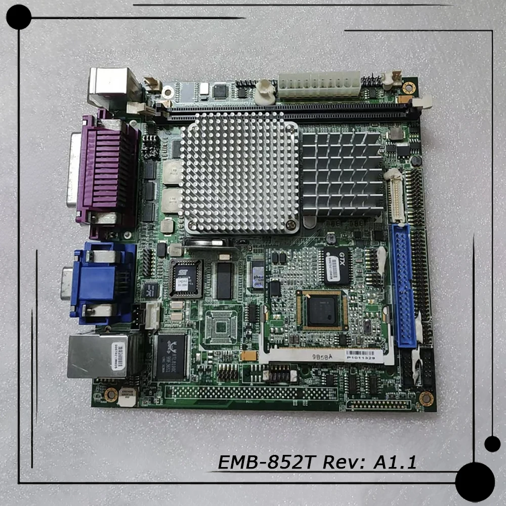 

Embedded Industrial Computer Motherboard EMB-852T Rev: A1.1