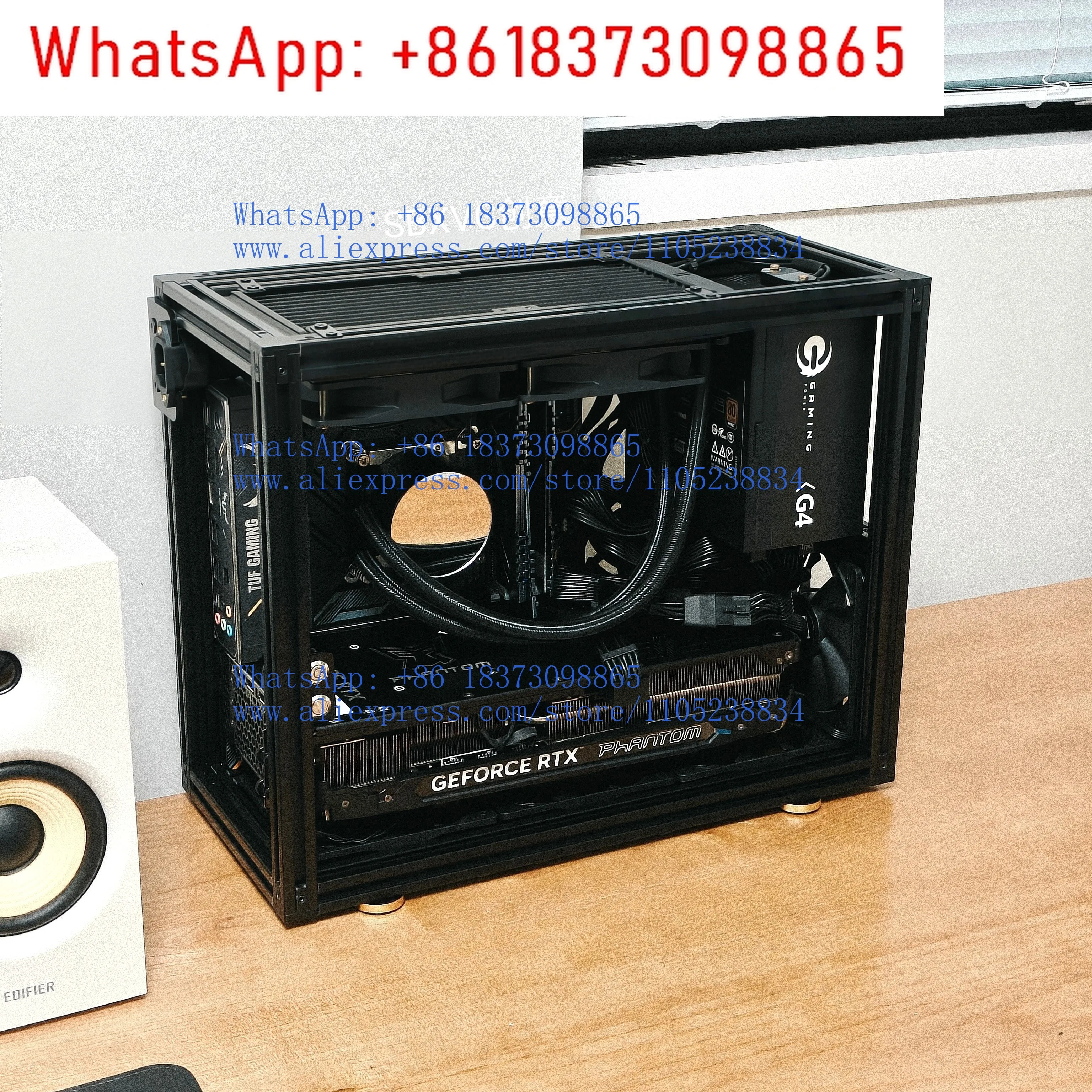 

MGB28W aluminum profile chassis, open compact all-inclusive 360 water-cooled chassis