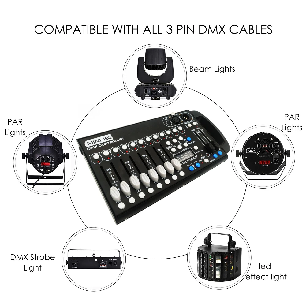 Stage Light LED Mini DMX Controller LED Par Light DJ Light Console per Party Pub Night Club KTV Moving Head Patent Mini Console