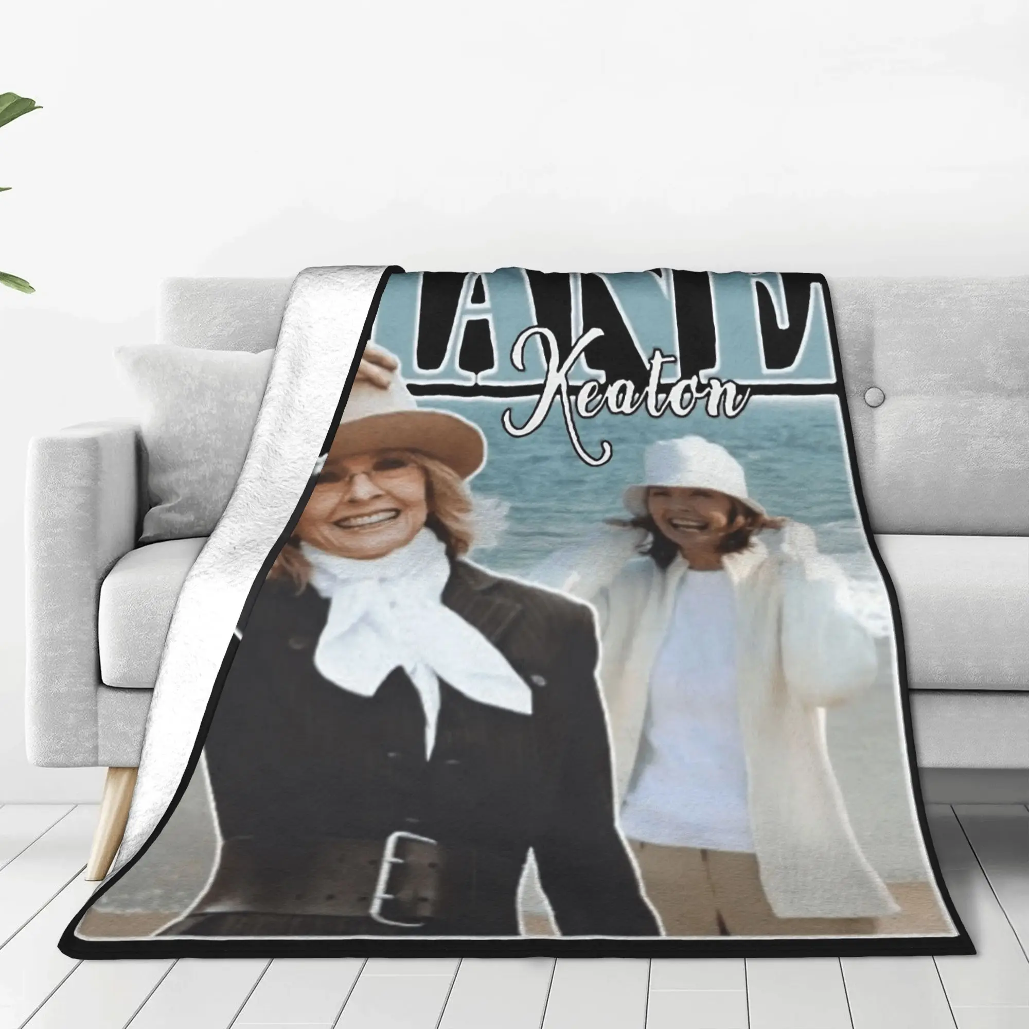 ديان كيتون بطانية دافئة ناعمة الفتيات الفتيان أفخم رمي بطانية مضحك الأريكة كرسي الفانيلا المفرش أريكة غطاء سرير