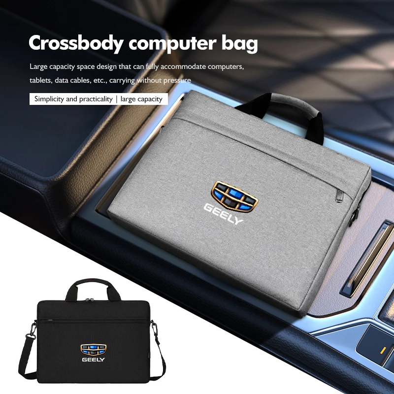 Автомобильная сумка для компьютера, диагональный рюкзак, дорожные портфели для ноутбука для Geely Coolray Emgrand X6 X7 EC7 Atlas Boyue GC6, детали EC8 Автомобильная сумка для компьютера, диагональный рюкзак, дорожные портфели для ноутбука для Geely Coolray Emgrand X6 X7 EC7 Atlas Boyue GC6, детали EC8