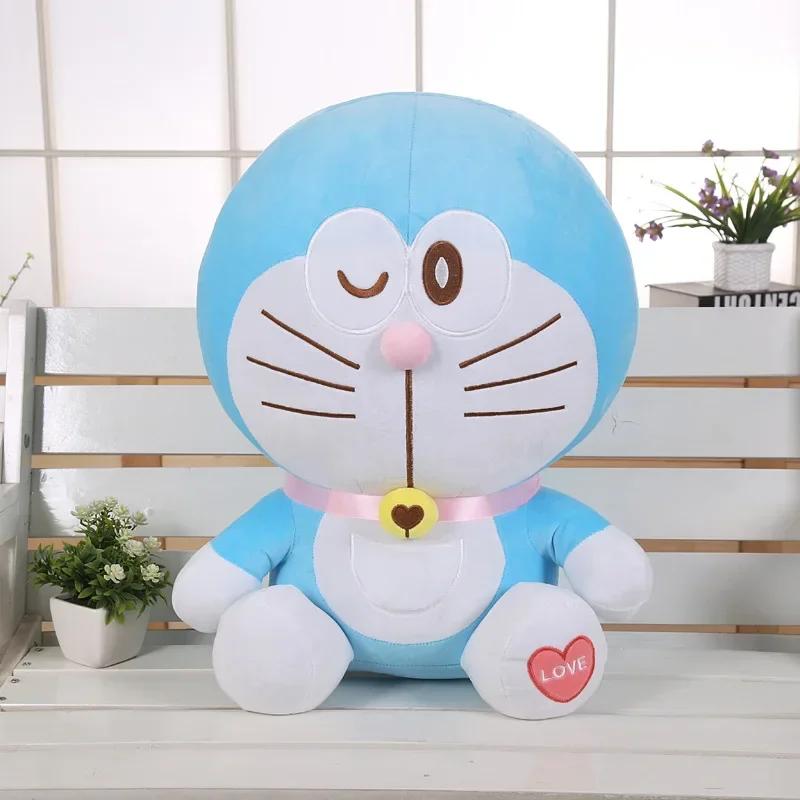 Jouet en peluche Doraemon Original Kawaii, poupée en peluche mignonne, chat de dessin animé, Animal, canapé-lit, oreiller, jouet pour bébé, cadeau pour enfants